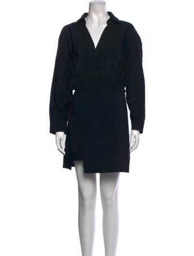 Pre-owned Maje V-neck Jumpsuit In Black