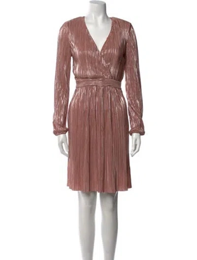 Pre-owned Maje V-neck Knee-length Dress