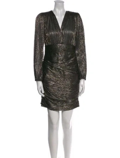 Pre-owned Maje V-neck Mini Dress