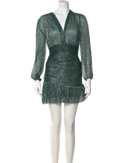 Pre-owned Maje V-neck Mini Dress