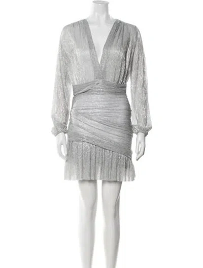 Pre-owned Maje V-neck Mini Dress