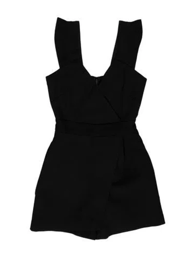 Pre-owned Maje V-neck Romper In Multi