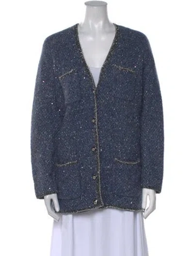 Pre-owned Maje V-neck Sweater