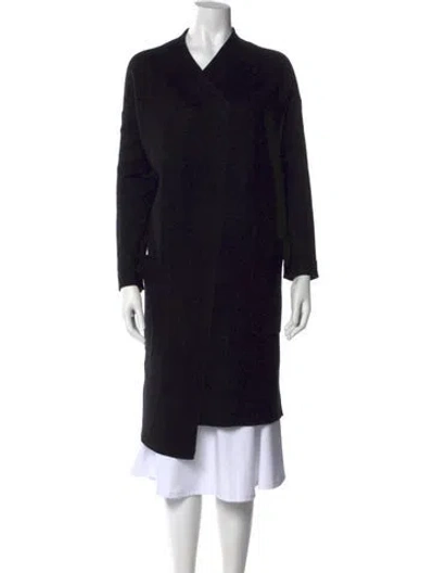 Pre-owned Maje V-neck Sweater In Black