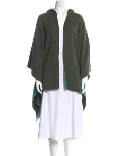 Pre-owned Maje V-neck Sweater In Green