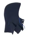 Maje Waterproof Drawstring Hood In Blue