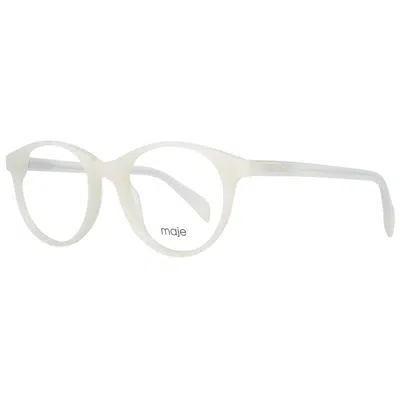 MAJE WHITE ACETATE GLASSES (FRAMES)