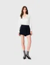 Maje White Silk Blouse In White