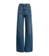 Maje Wide-leg Jeans In Blue