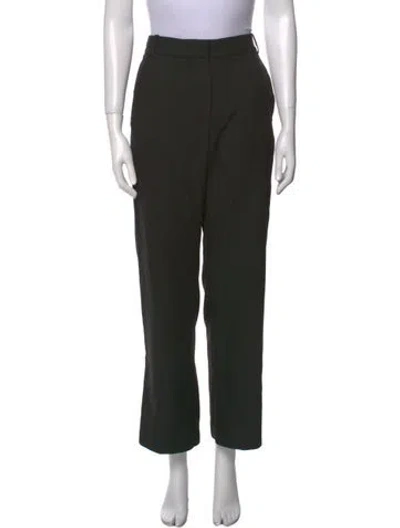 Pre-owned Maje Wide Leg Pants In Black