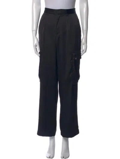 Pre-owned Maje Wide Leg Pants In Black