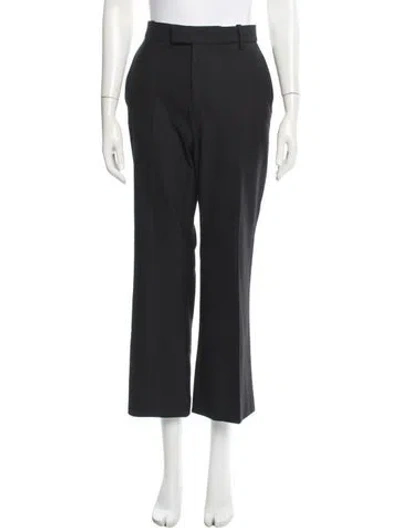Pre-owned Maje Wide Leg Pants In Black