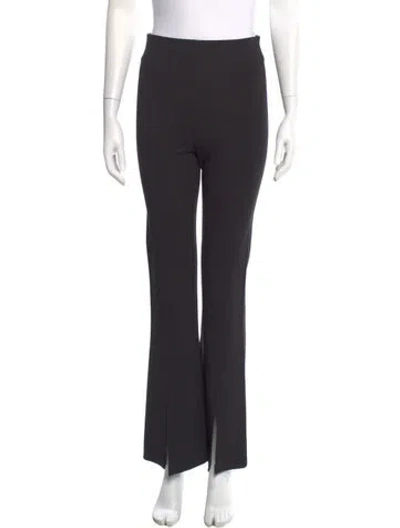 Pre-owned Maje Wide Leg Pants In Black