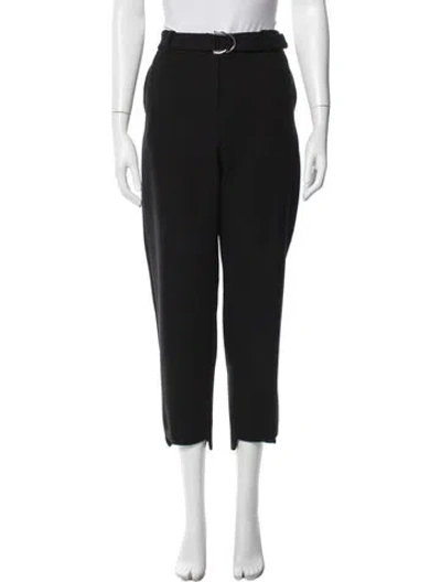 Pre-owned Maje Wide Leg Pants In Black