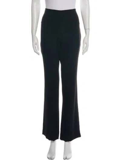 Pre-owned Maje Wide Leg Pants In Black