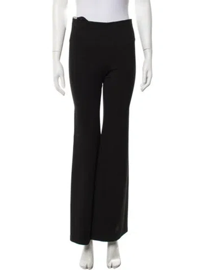 Pre-owned Maje Wide Leg Pants In Black