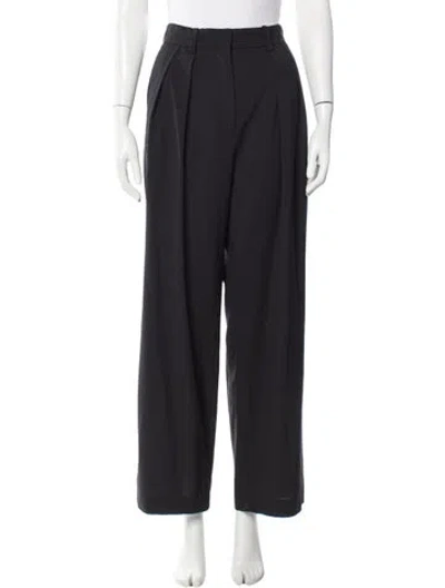 Pre-owned Maje Wide Leg Pants In Gray