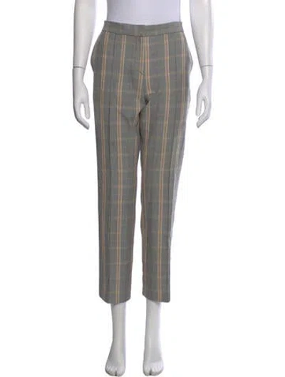 Pre-owned Maje Wide Leg Pants In Gray