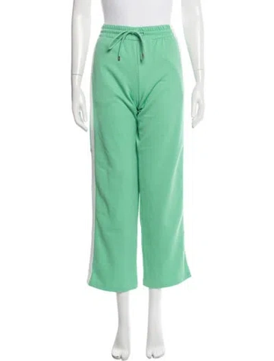 Pre-owned Maje Wide Leg Pants In Green