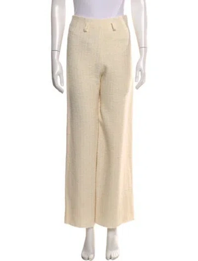 Pre-owned Maje Wide Leg Pants In Neutral