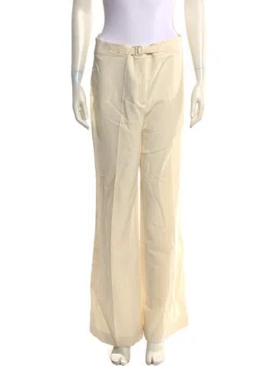 Pre-owned Maje Wide Leg Pants In Neutral