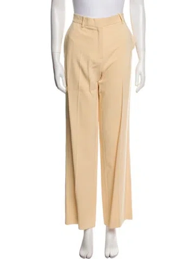 Pre-owned Maje Wide Leg Pants In Neutral