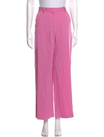 Pre-owned Maje Wide Leg Pants In Pink