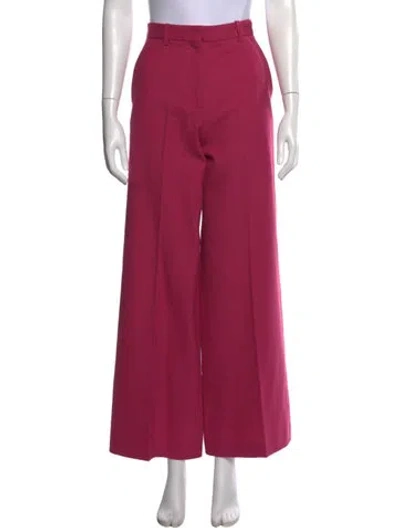 Pre-owned Maje Wide Leg Pants In Pink