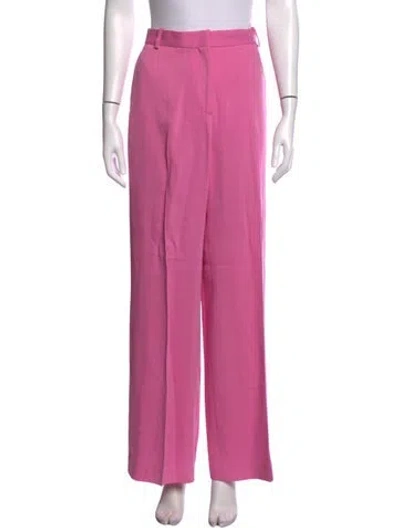Pre-owned Maje Wide Leg Pants In Pink