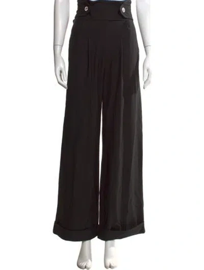 Pre-owned Maje Wide Leg Pants W/ Tags In Black