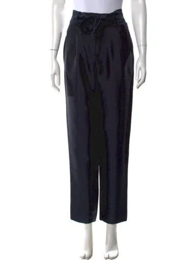 Pre-owned Maje Wide Leg Pants W/ Tags In Blue