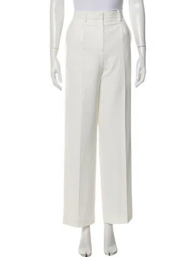 Pre-owned Maje Wide Leg Pants W/ Tags In Neutrals