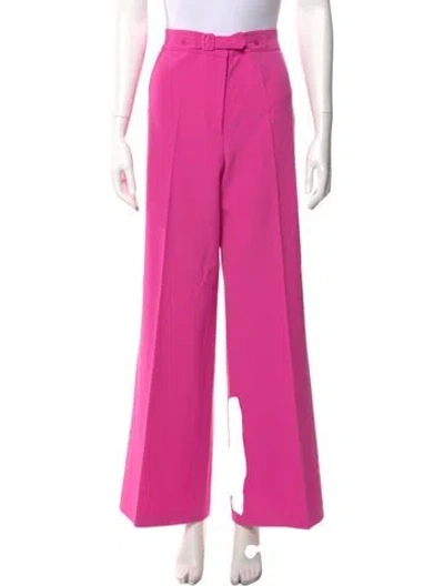 Pre-owned Maje Wide Leg Pants W/ Tags In Pink