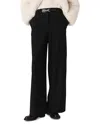 Maje Wide-leg Suit Trousers In Black