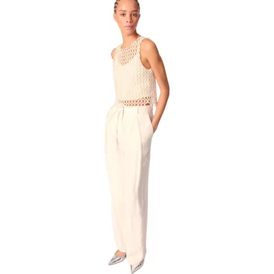 MAJE MAJE WIDE-LEG SUIT TROUSERS