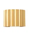 Maje Wide Tapered Metal Cuff In Gold