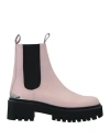 Maje Woman Ankle Boots Light Pink Size 8 Soft Leather