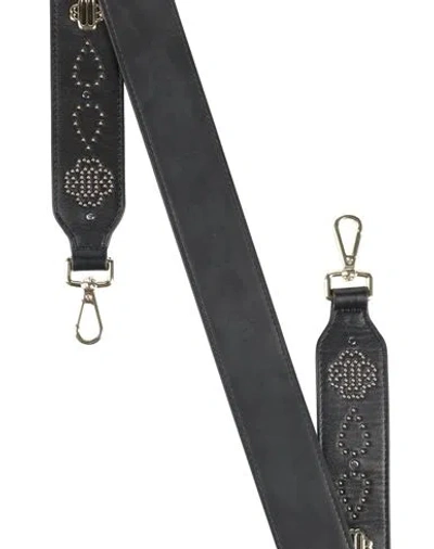 Maje Woman Bag Strap Black Size - Leather