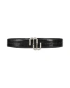 Maje Woman Belt Black Size 2 Cowhide In Black
