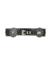 Maje Woman Belt Black Size 3 Cowhide In Black
