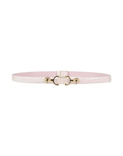 Maje Woman Belt Light Pink Size 3 Bovine Leather