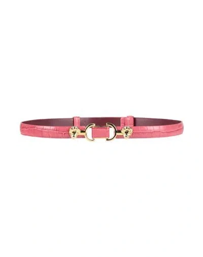 Maje Woman Belt Magenta Size 2 Bovine Leather In Purple