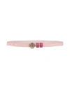 Maje Woman Belt Pink Size 3 Cowhide In Pink