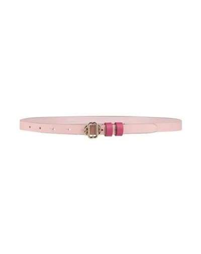 Maje Woman Belt Pink Size 3 Cowhide