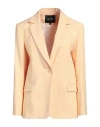 Maje Woman Blazer Apricot Size 10 Viscose, Polyester, Elastane In Orange