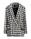 Maje Vitritania Checkered Blazer In Black