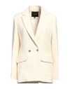 Maje Vileno Cotton-blend Blazer In White