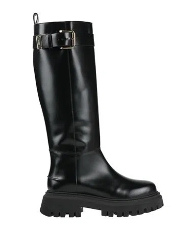 Maje Woman Boot Black Size 8 Leather
