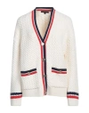 Maje Long Knit Cardigan For Fall/winter In White
