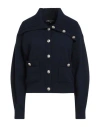 Maje Woman Cardigan Midnight Blue Size 3 Acrylic, Wool, Alpaca Wool, Polyester In Blue